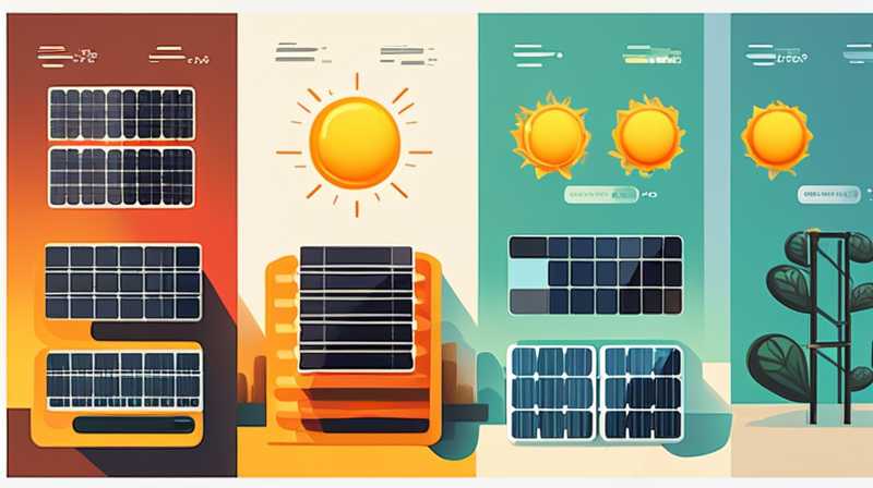 What are the main types of solar energy