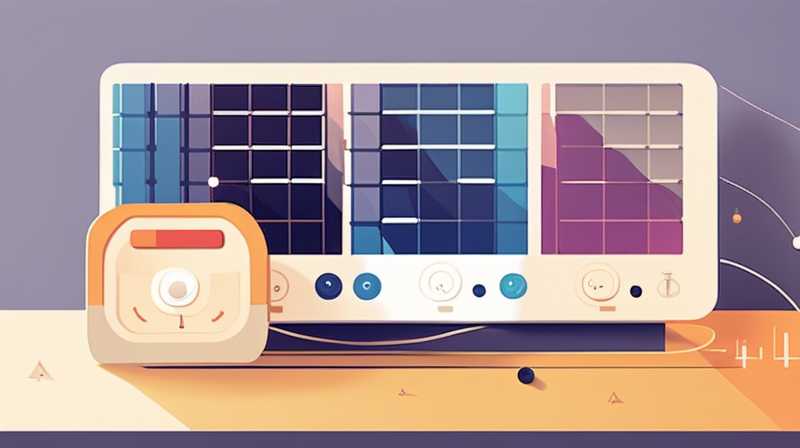 How to set the solar cell light