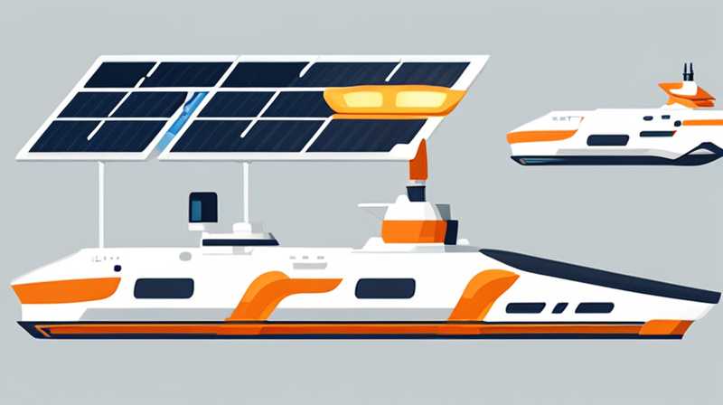 How about solar unmanned monitoring ship