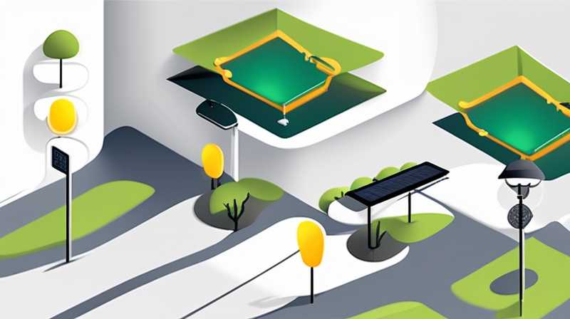 How to connect the charging cable of solar street light