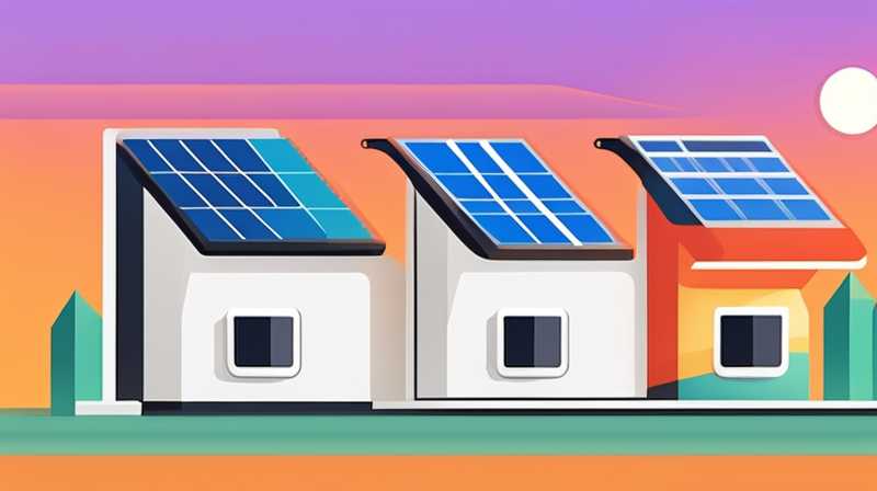 How to adjust solar voltage difference