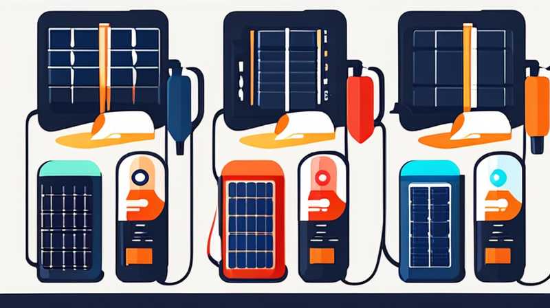 How to charge the battery with small solar energy