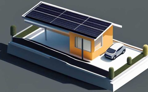 How much does the solar panel installed on the carport weigh?