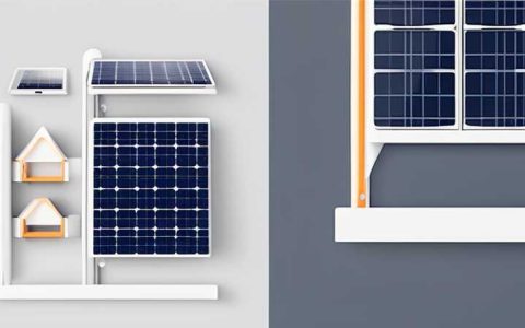 What is the principle of balcony wall mounted solar panel