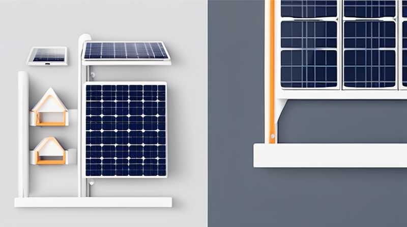 What is the principle of balcony wall mounted solar panel