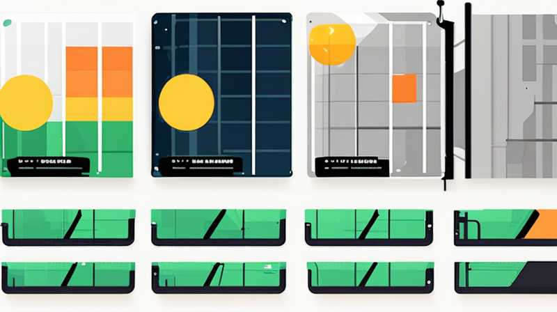 What medium should be added to external solar panels