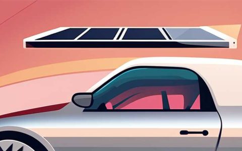 What car has a solar powered sunroof?