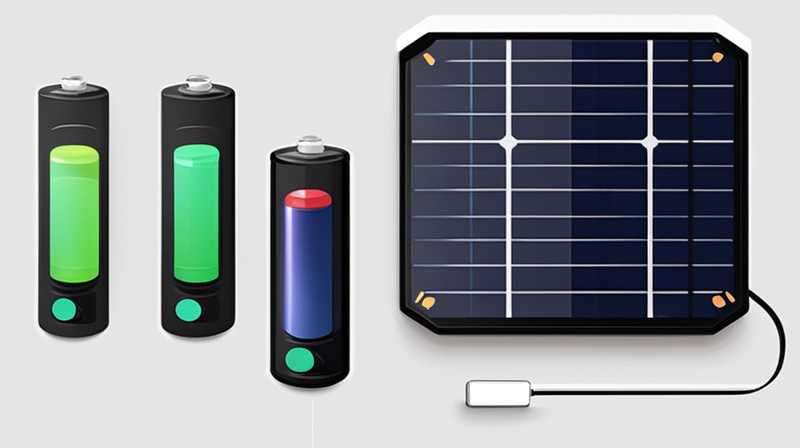 How many mAh batteries are required for a 100v solar light