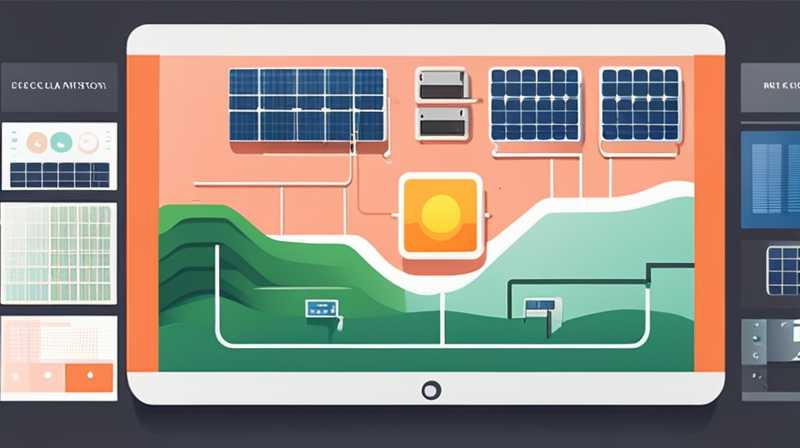 How is the solar panel screen process?