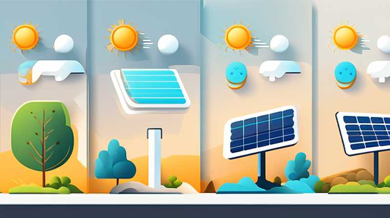 How does solar energy cool down the environment?