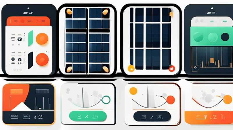 What do the four solar cells control?