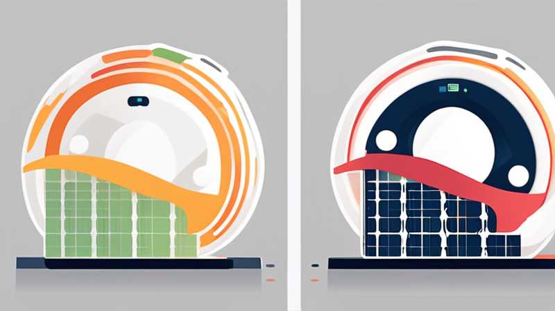 How to connect the solar overflow port