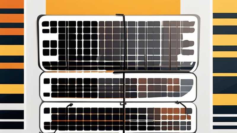 How to connect used solar panels