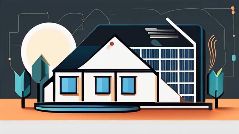 What is the schematic diagram of solar heating?