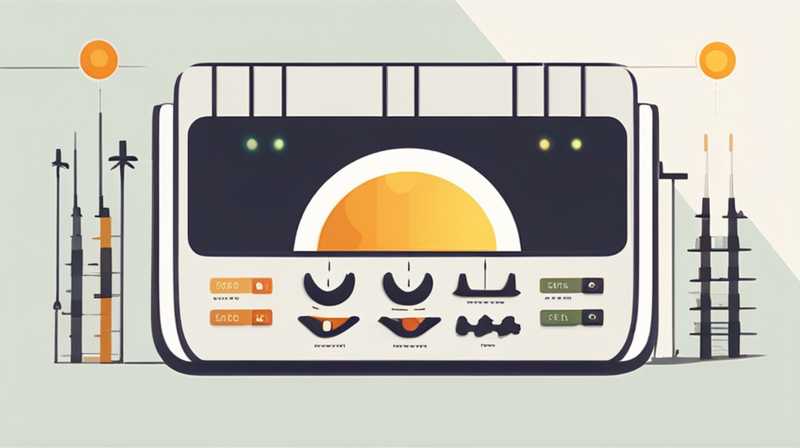 What is the appropriate voltage for solar power generation?