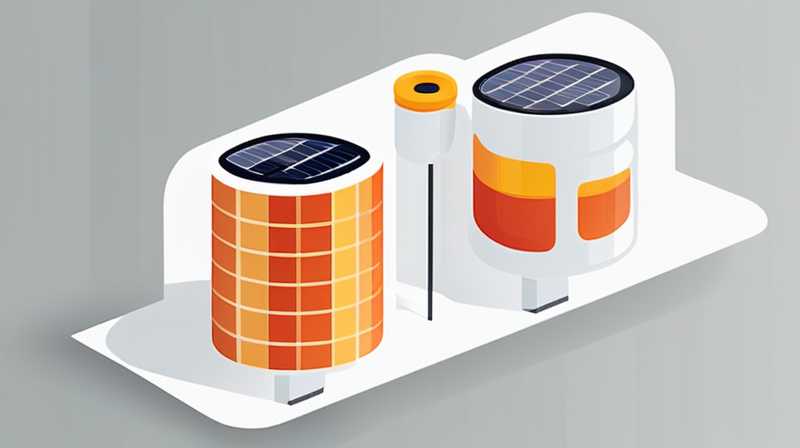 How many liters is the largest solar energy barrel?