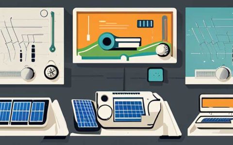 What electronic components are used in solar energy