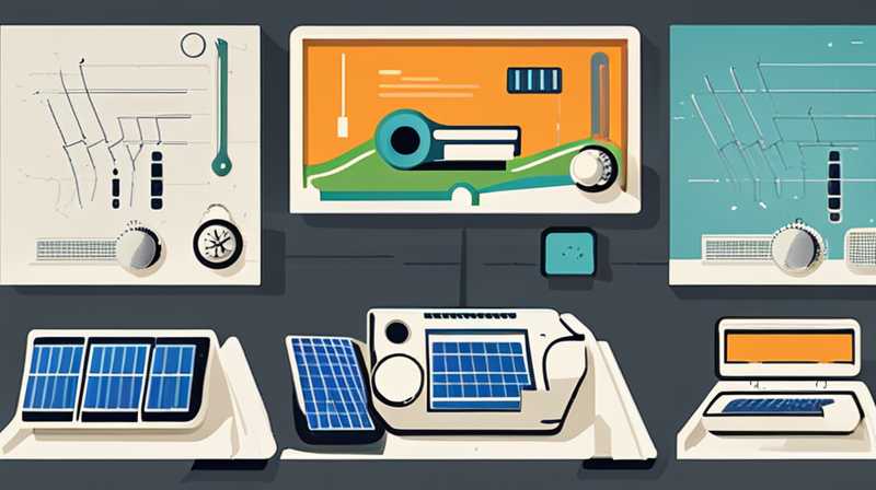 What electronic components are used in solar energy