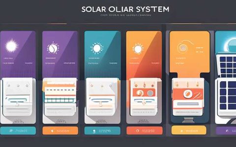 What does a solar energy system consist of?
