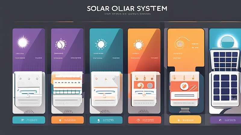 What does a solar energy system consist of?