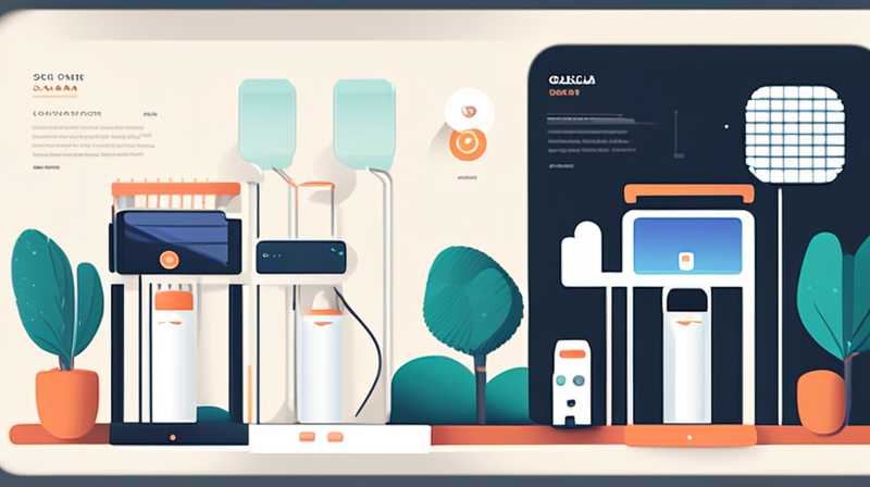 How to start a solar charging station