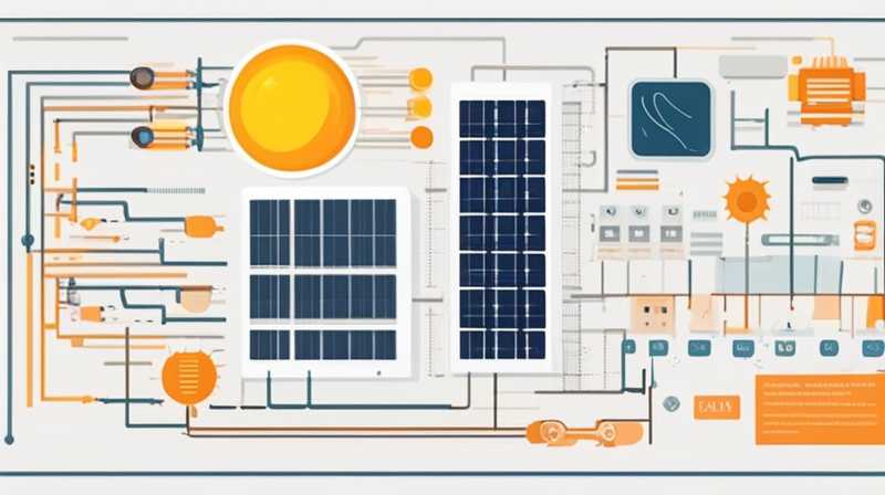 Solar energy schematic diagram