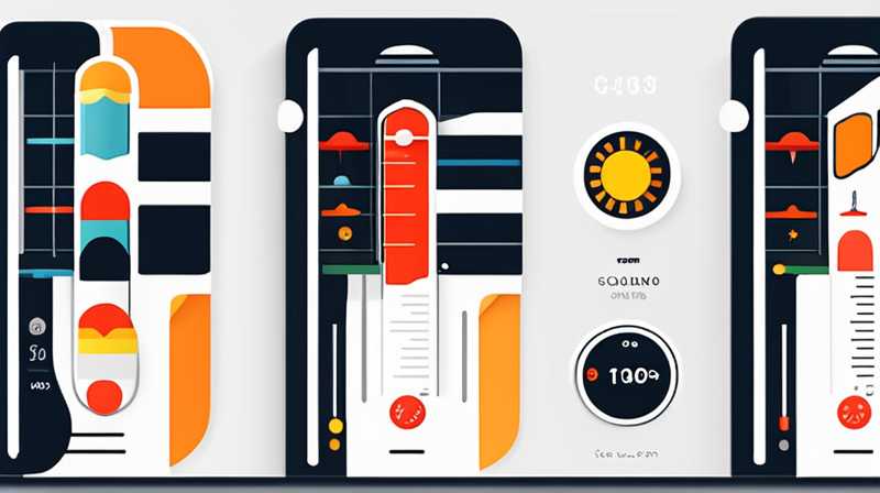 How to charge a solar thermometer