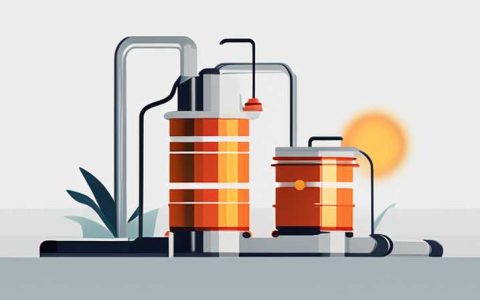 How to pump oil from a solar barrel
