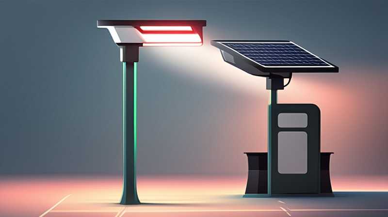 How many V batteries are needed for a 100W solar street light?