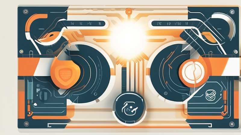 How to connect the solar motor circuit