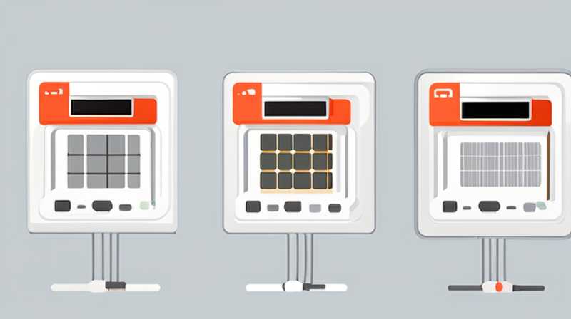 How to set the timer of wall mounted solar panel