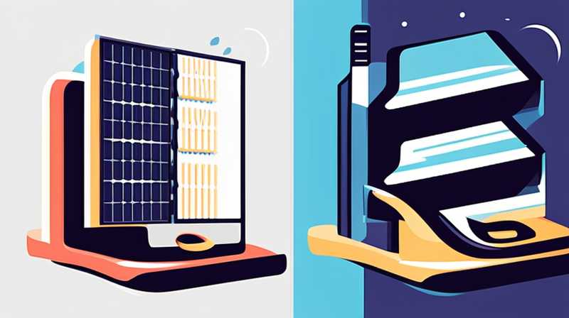 How to charge solar panels with batteries