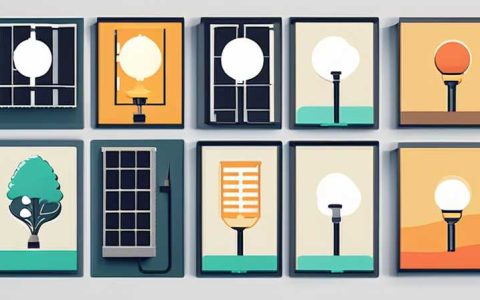 What kind of solar lights are used upstairs?