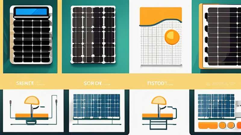 How to convert park circuit lights to solar energy