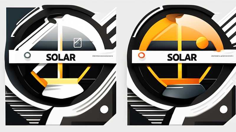 Which direction is the solar light facing?