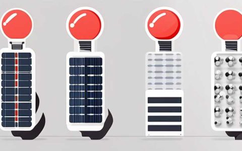 Why do solar lights have small red dots?