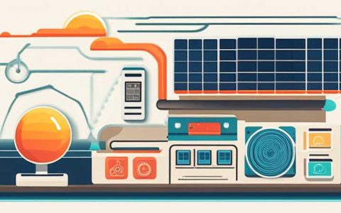 What is solar power plant electronic control?
