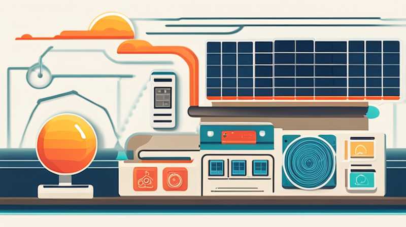 What is solar power plant electronic control?