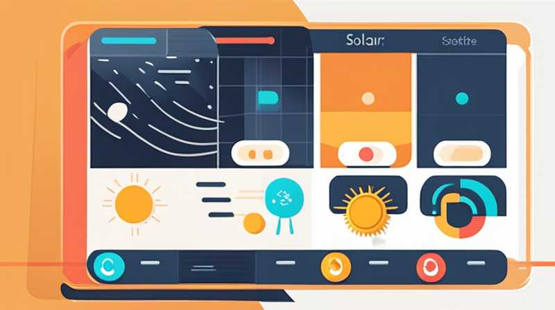 How to use solar setting