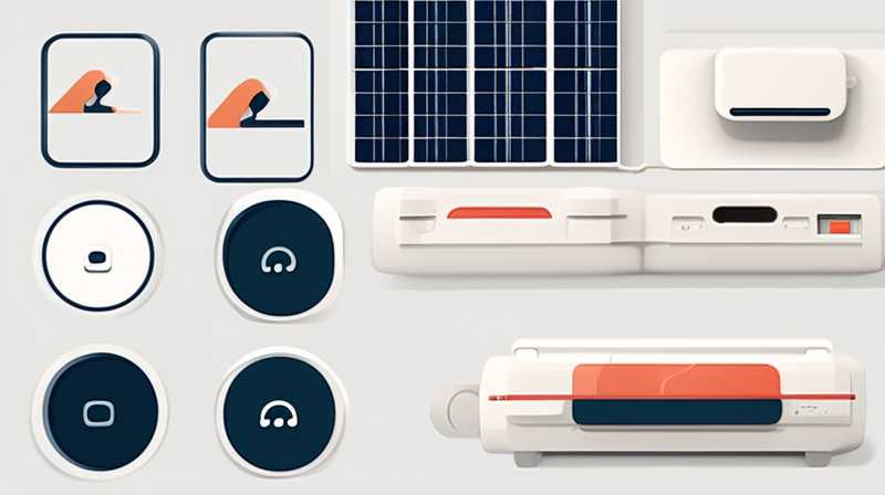 What is the output voltage of the solar lamp charging panel?