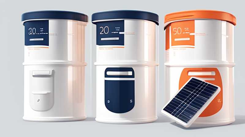 How much does a solar powered 20-tube bucket cost?