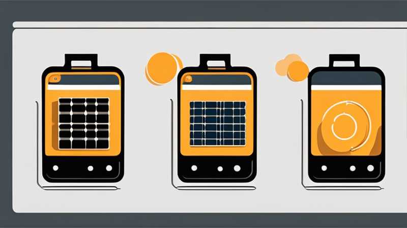 How to add batteries to solar panels for surveillance