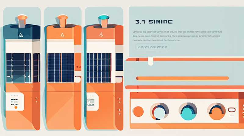 Where is the switch for the solar cell?