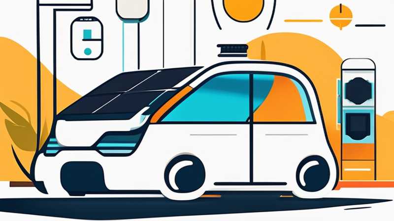 How to connect solar energy to electric vehicle battery