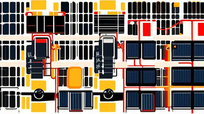 How to connect the red wire of solar panel to the yellow wire