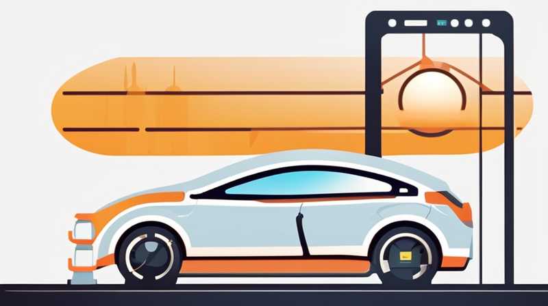 How to use solar energy to generate electricity for driving?