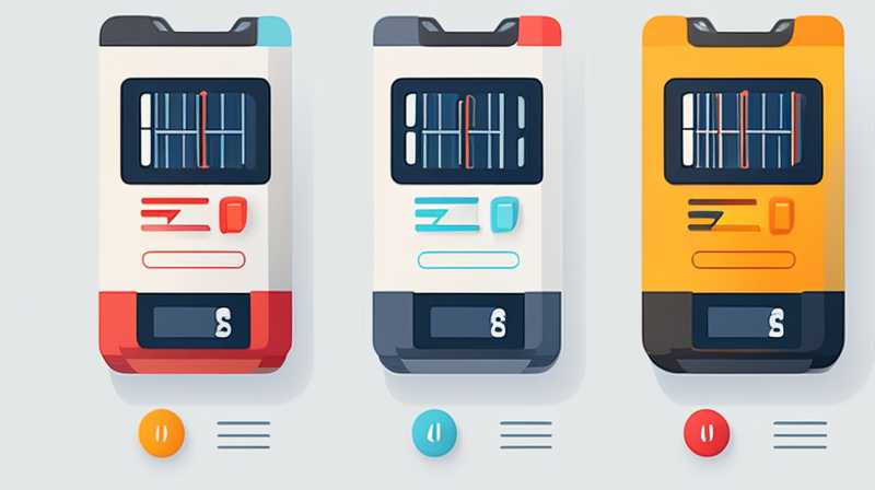 Where is the battery for a solar powered meter?