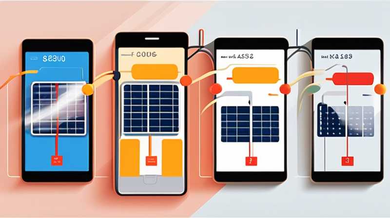 How to arrange the four solar wires