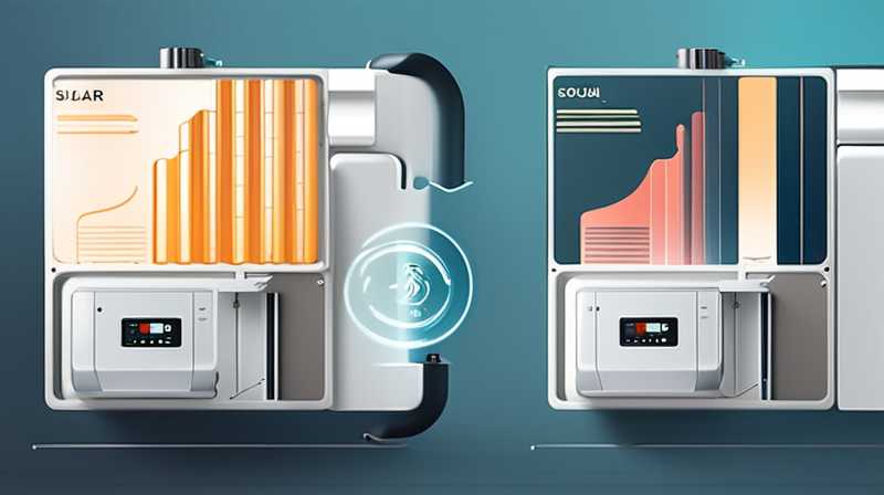 How to use solar energy plus wall-mounted boiler