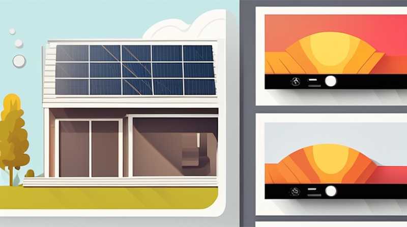 How to install solar heating beautifully